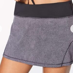 Lululemon Curcuit Breaker Skirt Dusky Lavender/Black Athletic Sz8